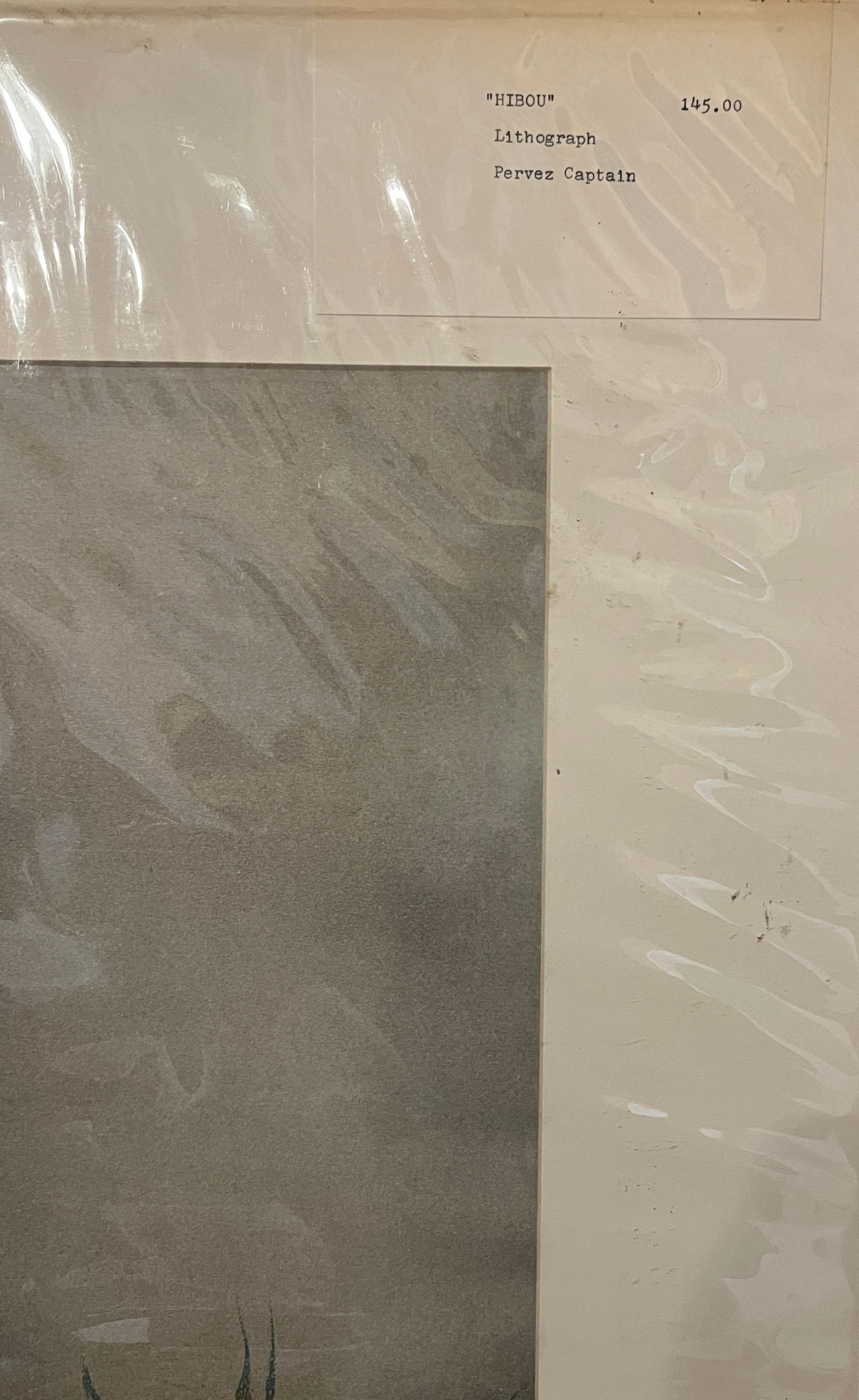 Pervez Captain — Hibou, Lithograph - 2