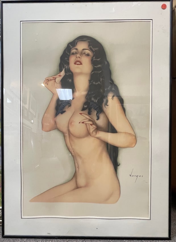 Alberto Vargas – Broadway Showgirl Playboy Estate Edition Serigraph Print, Limited Edition: Artist: Alberto Vargas (Peruvian-American, 1896–1982) Title: Broadway Showgirl Medium: L