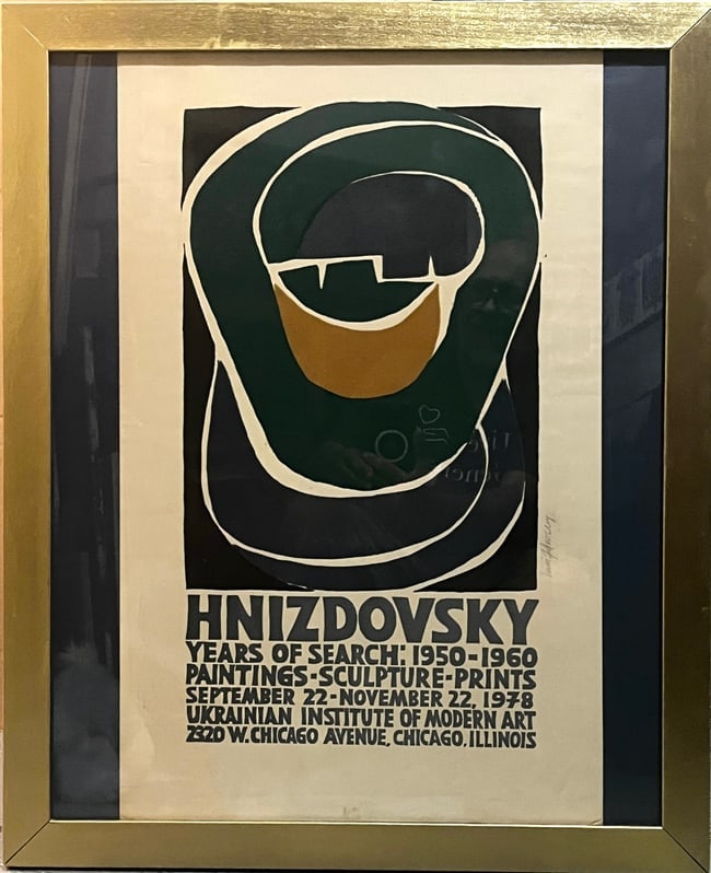 Jacques Hnizdovsky 1915–1985 (Ukrainian/American) — Exhibition Poster, Original Hand-Signed (1 of 9)