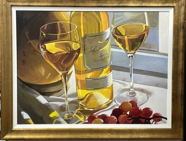 Thomas Stiltz (American) – Gold in the Afternoon, Limited Edition Serigraph on Canvas: Artist: Thomas Stiltz (American, Contemporary) Title: Gold in the Afternoon Medium: Limi