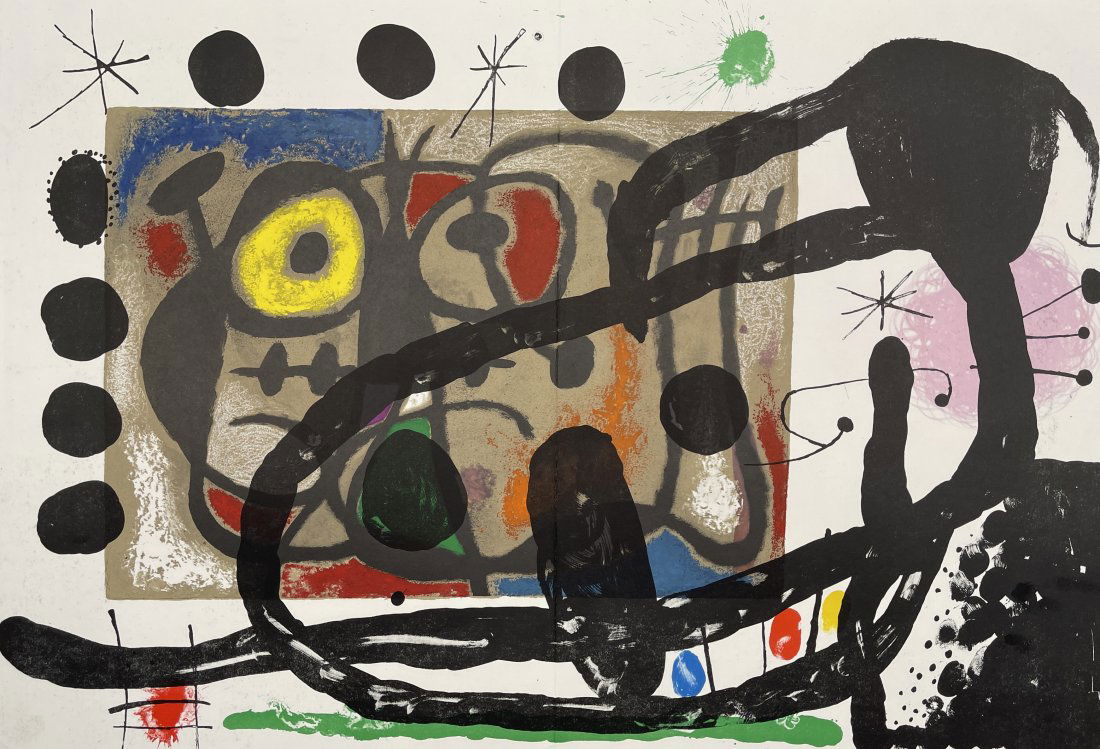 Joan MirÃ³ (1893-1983) - Original Lithograph (1 of 2)