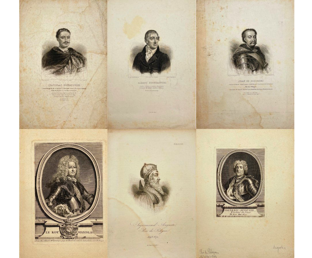 Antique Engraving Print - Set of 6 Prints - Portraits of Various Polish Political and Cultural Figur (1 of 7)