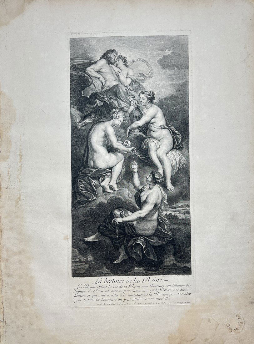 Gérard Edelinck after Peter Paul Rubens - Story of Marie de Medici (1 of 2)