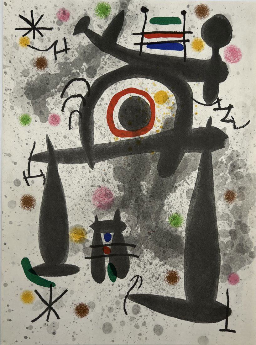 Joan Miro (1893-1983), original lithography (1 of 2)