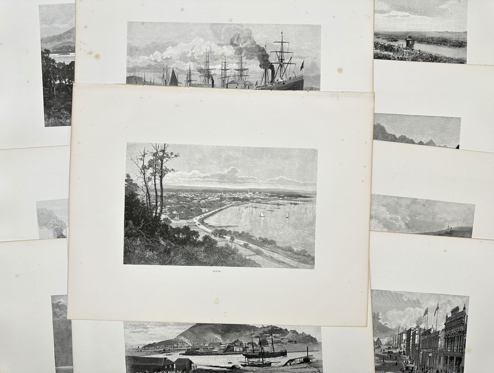 Andrew Garran - Set of 10 Engravings - Views of Australia (1 of 3)