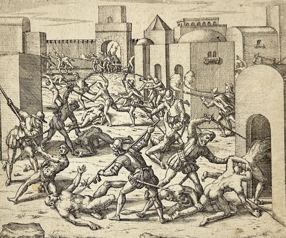 Johann Ludwig Gottfried / Theodor de Bry – Cuzco, totius regni Peruanì urbs (1 of 3)