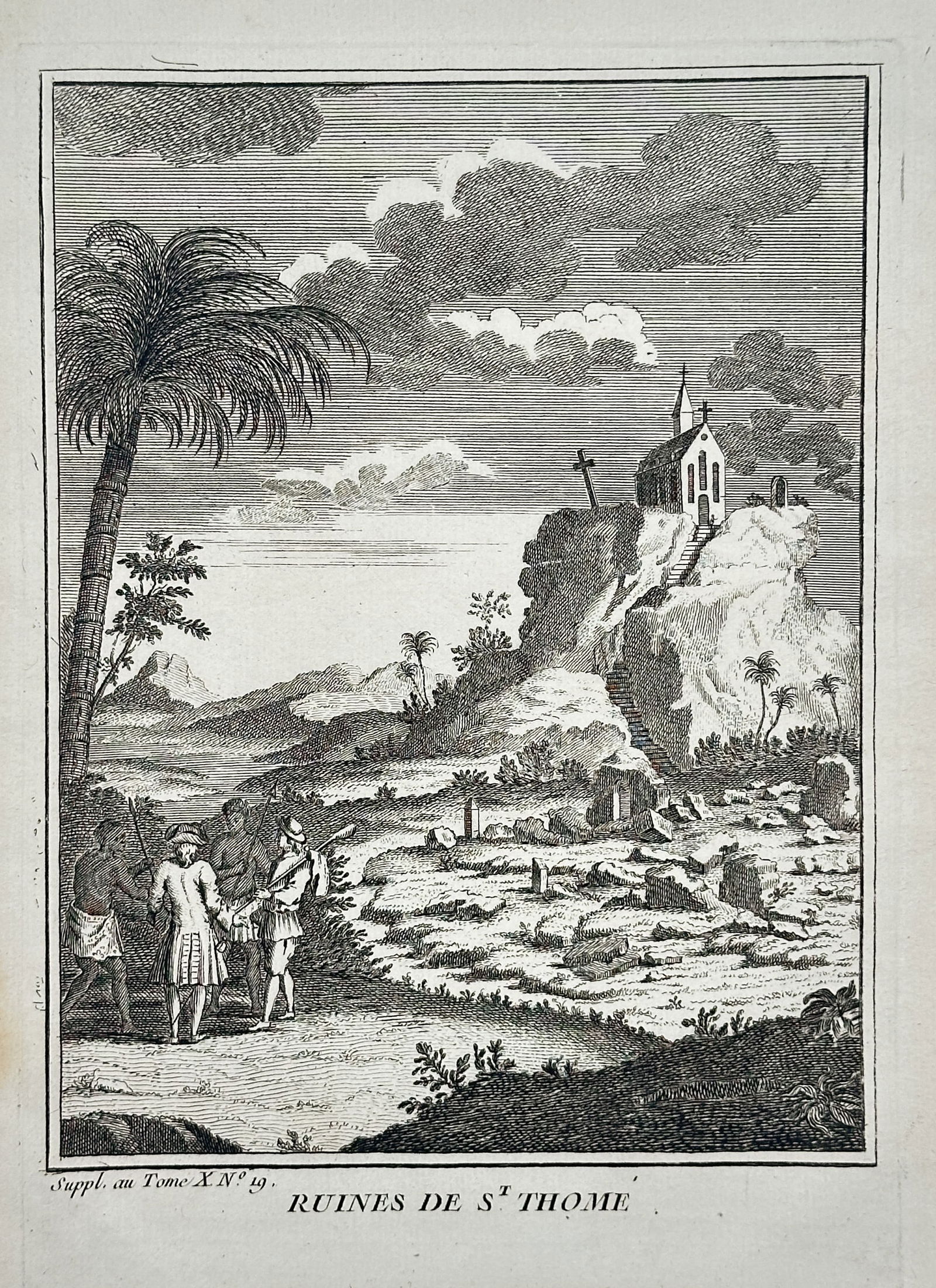 Antoine François Prévost d'Exiles (Abbé Prévost) (1697–1763) – Ruines de St Thome (Ruins) (1 of 2)