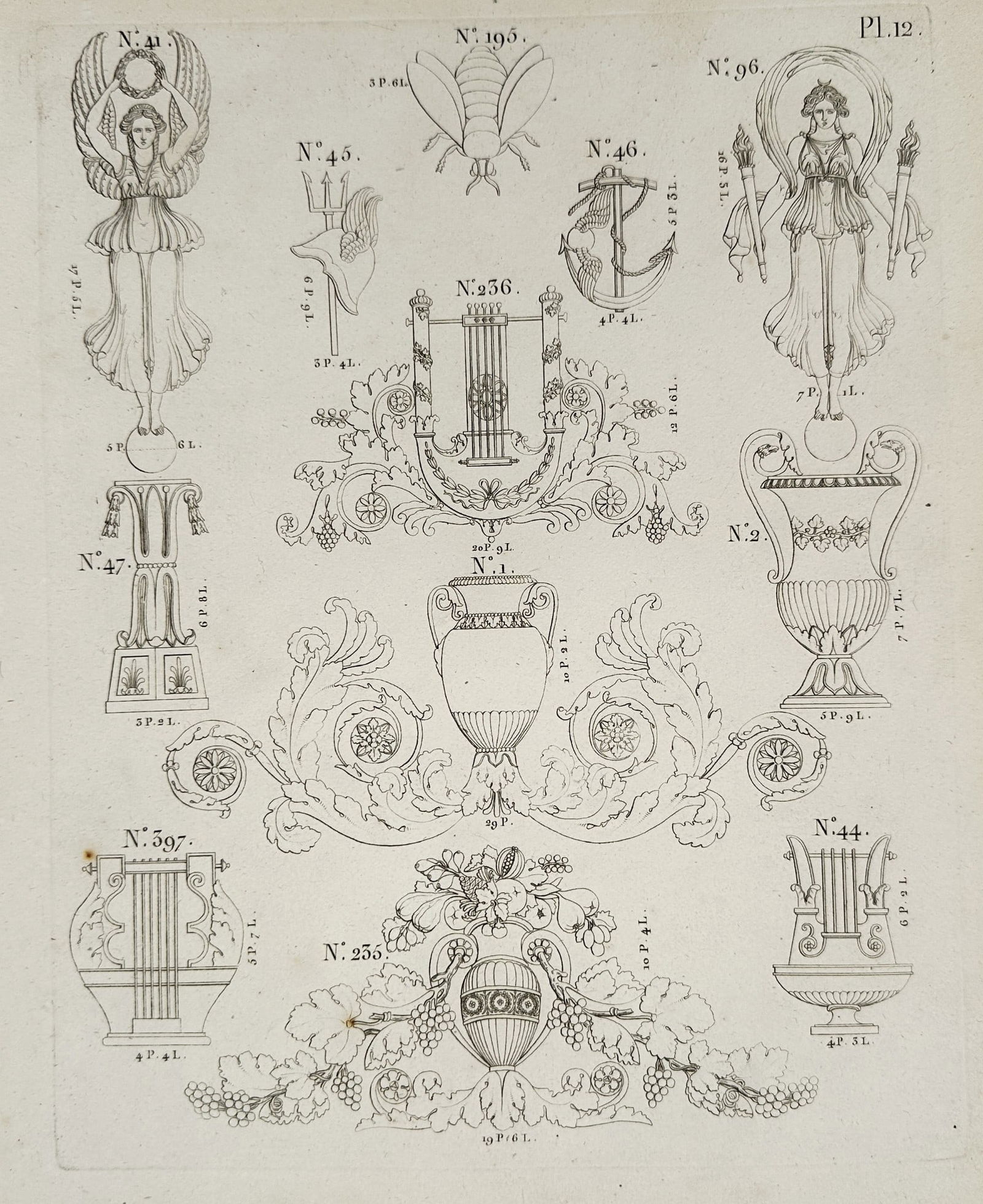 Joseph Beunat (Active 1805–1825) – Neoclassical Figurative and Instrumentals (1 of 2)