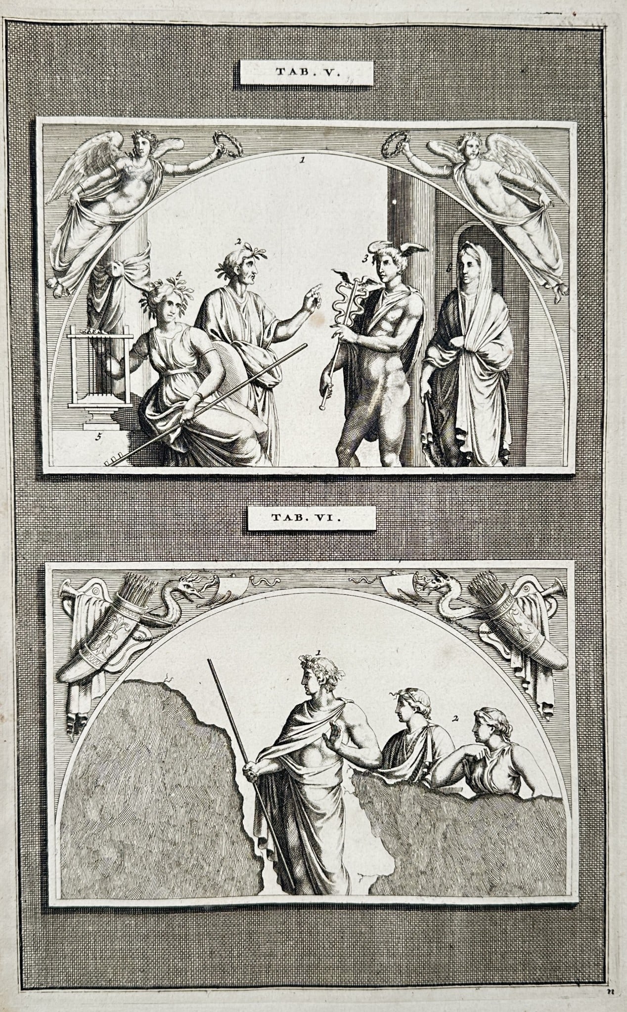 Jan Goeree (1670–1731) – Neoclassical Figures and Deities – Engraving (1700–1730) (1 of 2)
