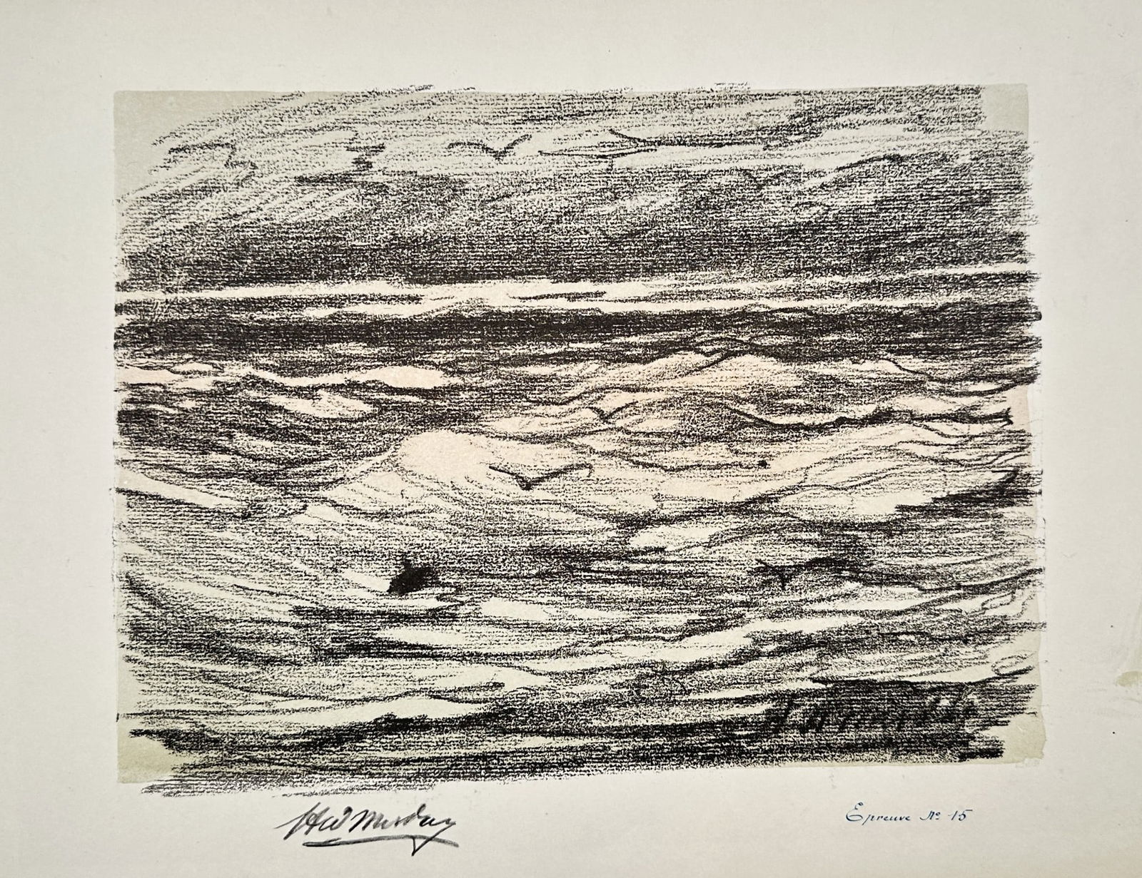 Ted Mosley (20th Century) – Seascape – Etching (1970) (1 of 2)