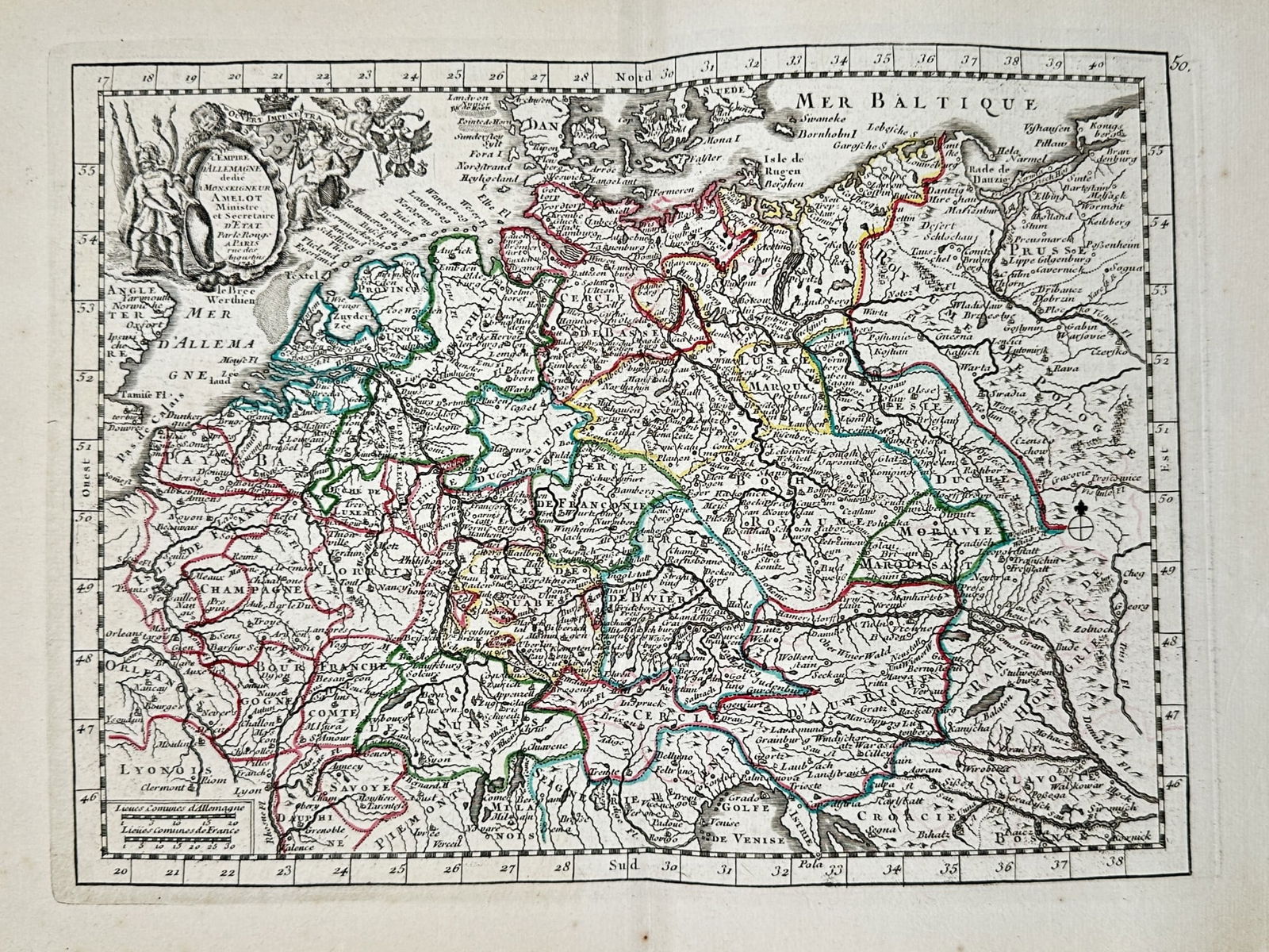 Georges-Louis Le Rouge (1712–1790) – Map of Denmark, Brandenburg, and Saxony (1 of 3)