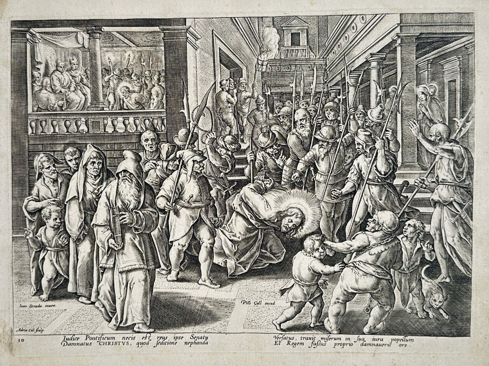 Philip Galle (1537–1612) – Christ Crowned with Thorns (From The Passion of Chris (1 of 2)