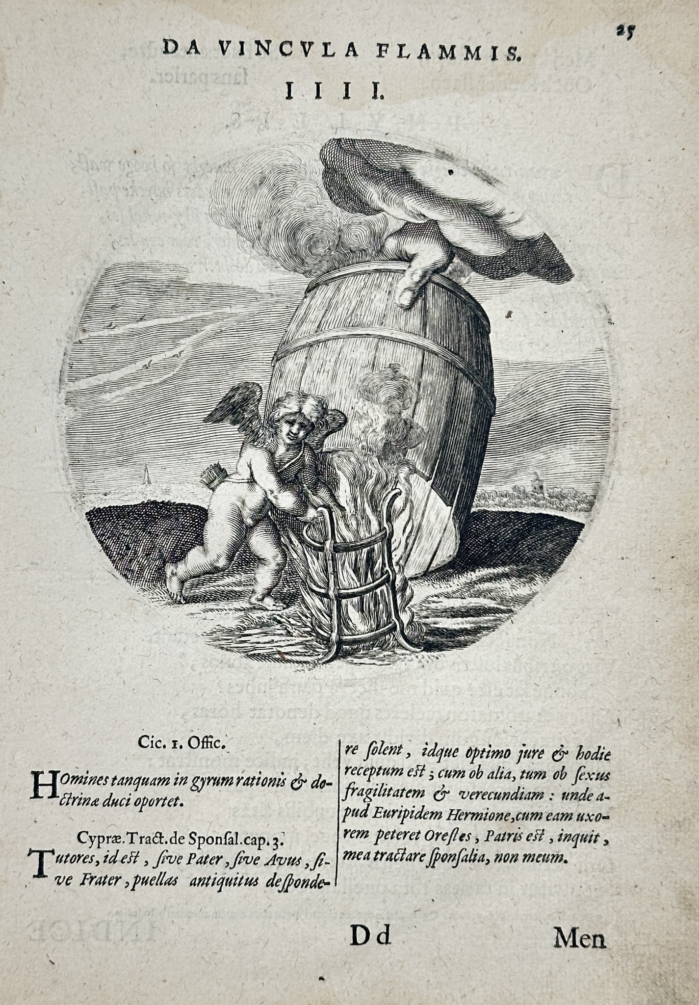 Jacob Cats (1577–1660) – The Colony Must Be Led Elsewhere – Engraving (c. 1650) (1 of 3)