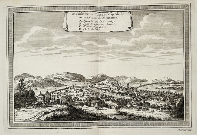 Antoine-François Prévost d'Exiles – View of Bergues, Capital of the Ancient Moun (1 of 2)