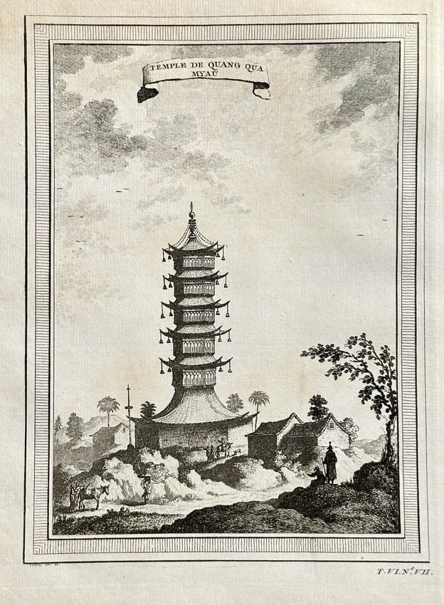 Antoine François Prévost (1697–1763) – Temple de Quang Qua Myao (Chinese) (1 of 2)