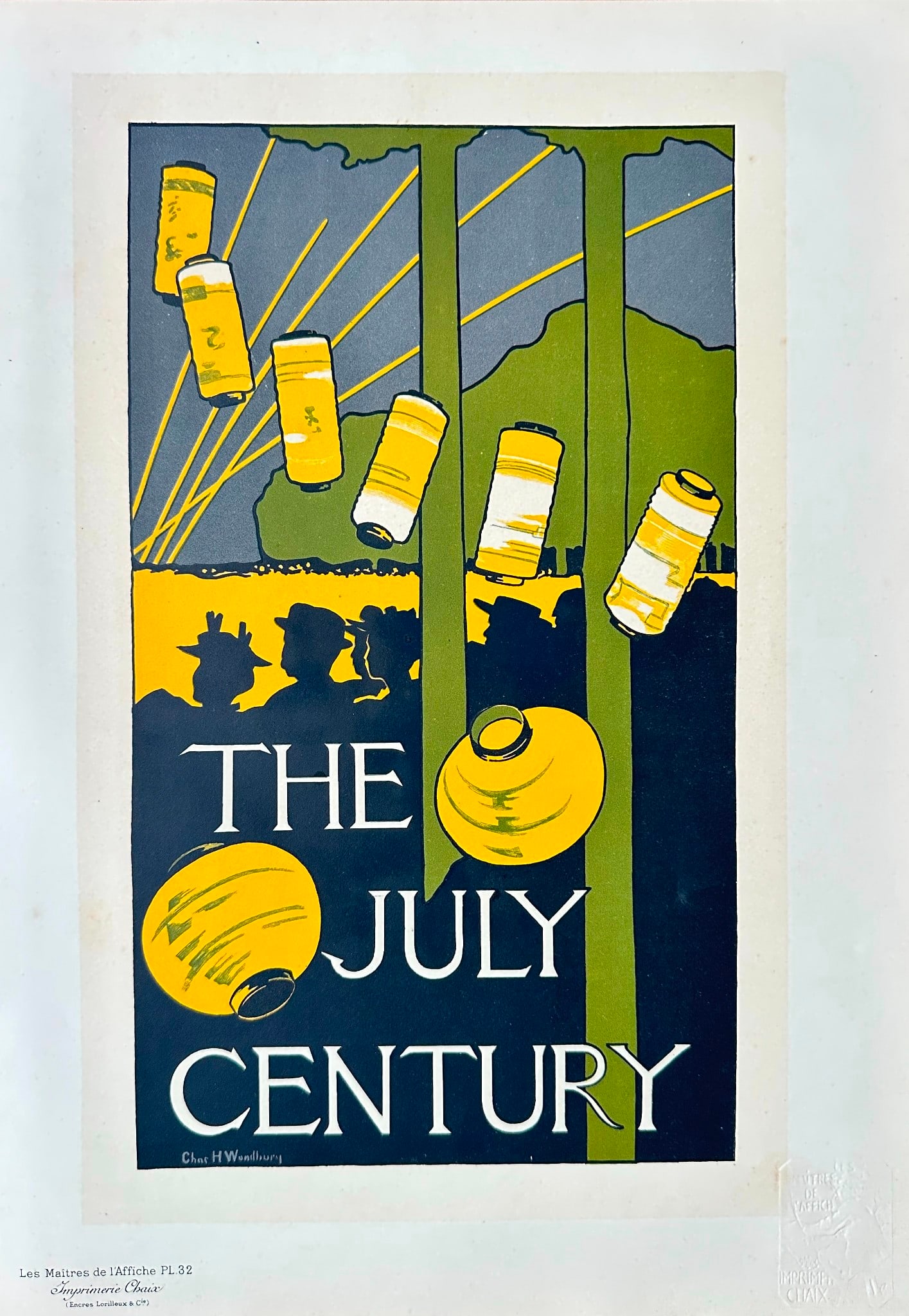 Charles Herbert Woodbury (1864-1940) – The July Century – Lithograph (1895) (1 of 2)