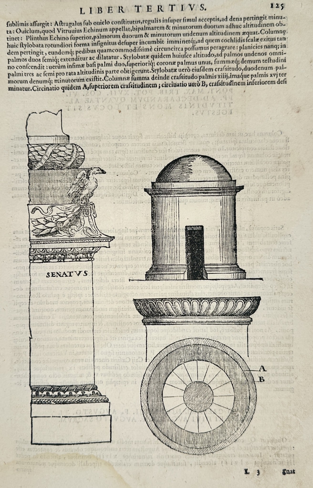 Andrea Palladio (1508–1580) – Architectural Study of the Temple of Vesta (1 of 2)
