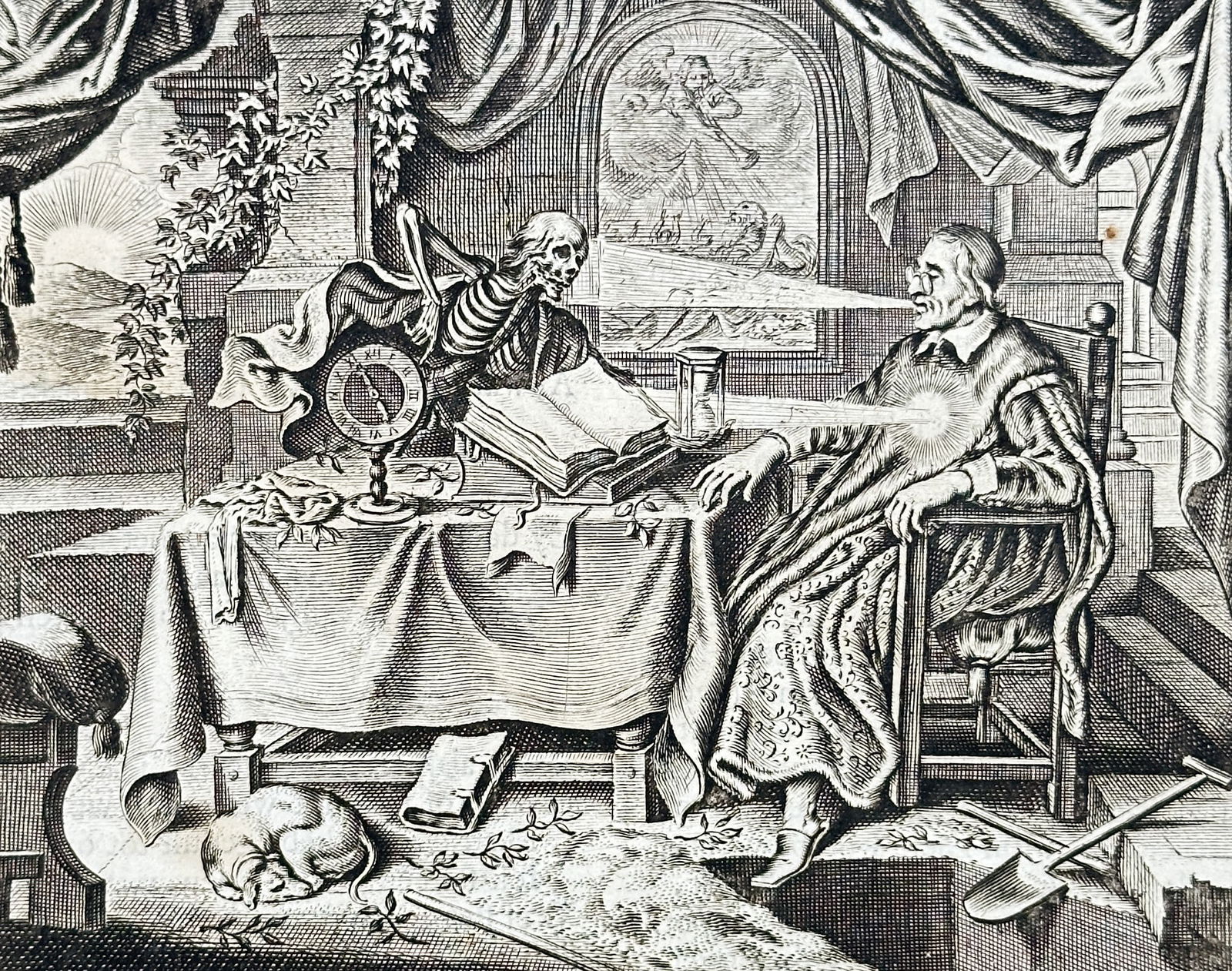 Jacob Cats (1577–1660) – Dialogue Between Soul and Body – Engraving (1655) (1 of 3)