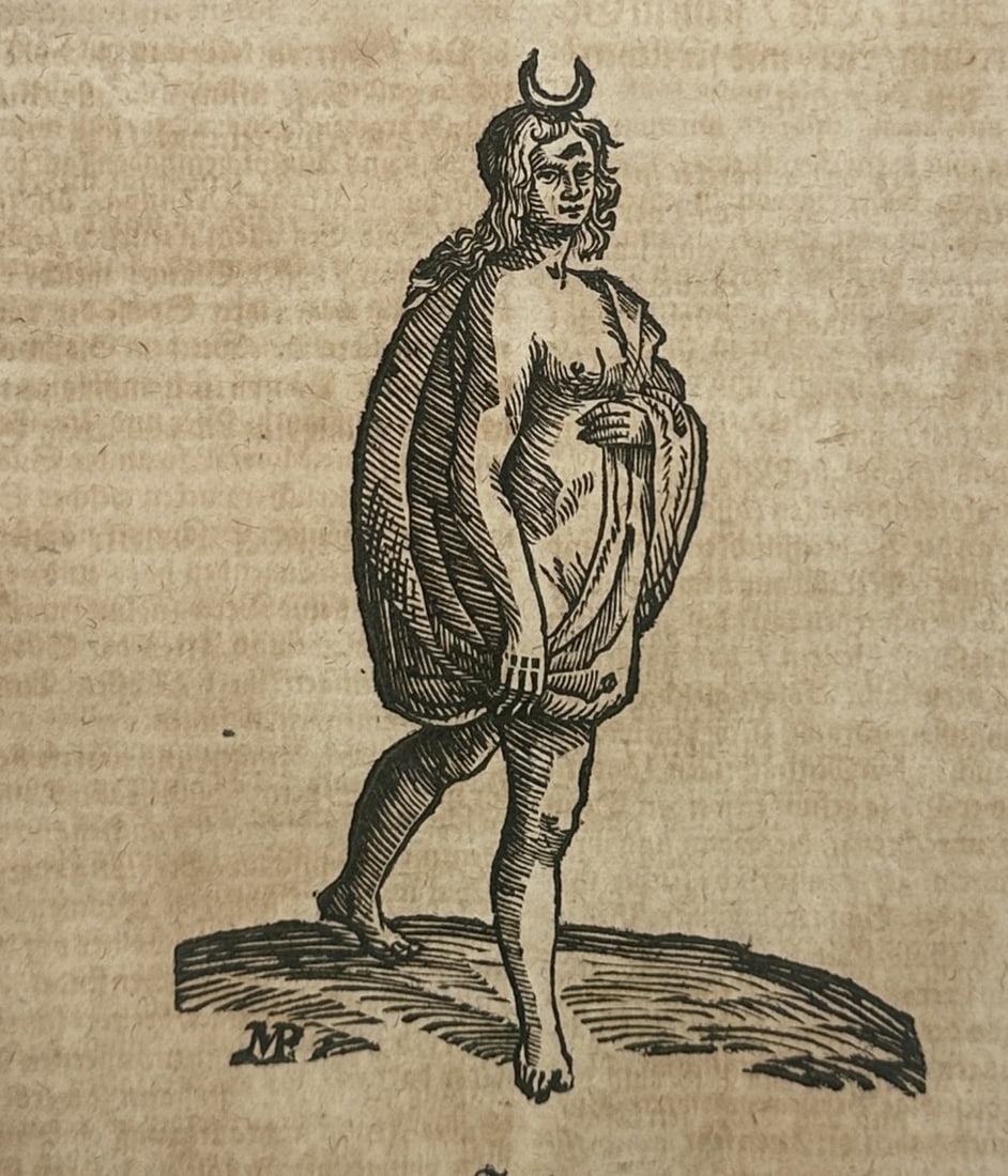 Ulisse Aldrovandi (1522-1605) – Luna, Silber, Argentum – incisione (1648) (1 of 3)