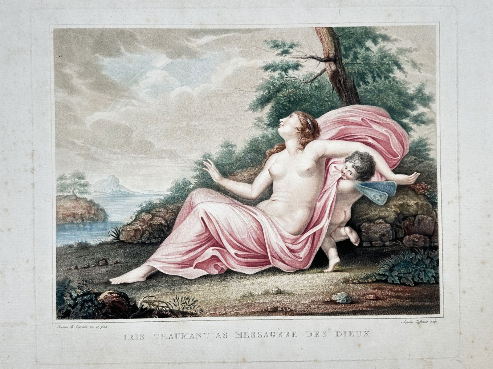Jean-Baptiste Huet (1745–1811) – Iris Thaumantias, Messenger of the Gods (1 of 2)