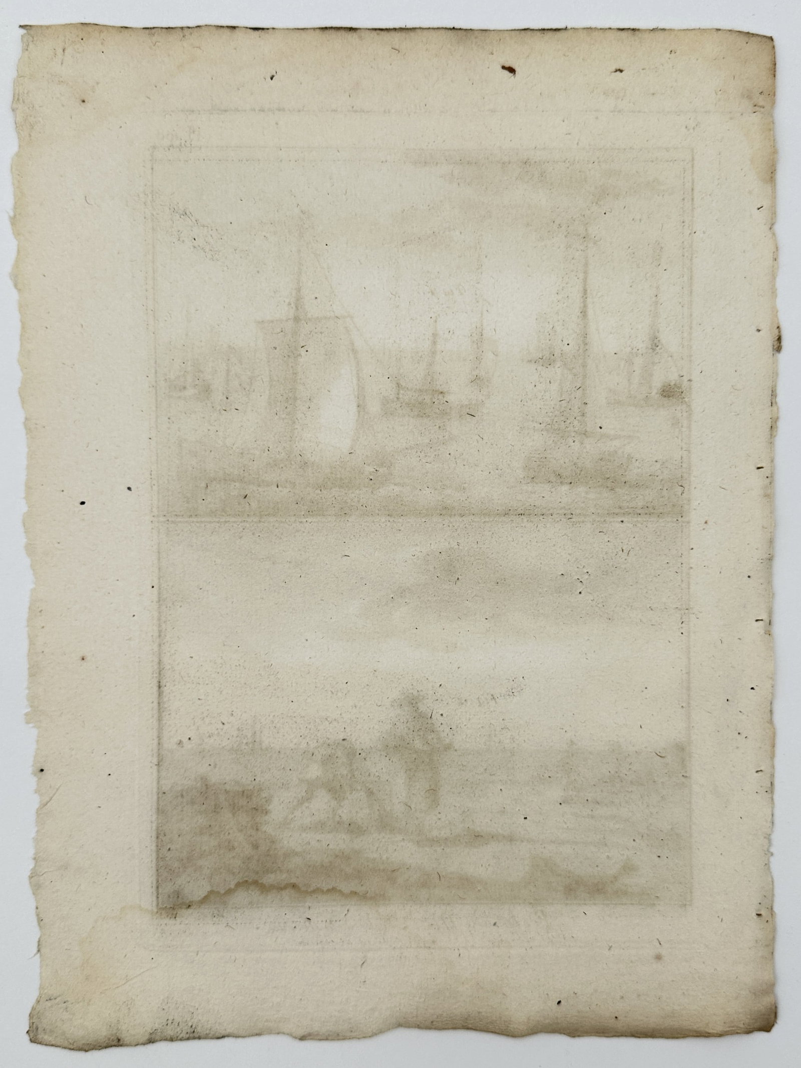 Robert Bénard (1734–1777) – Marine Fishing and Cod Preparation Techniques – Engraving (1771) - 2