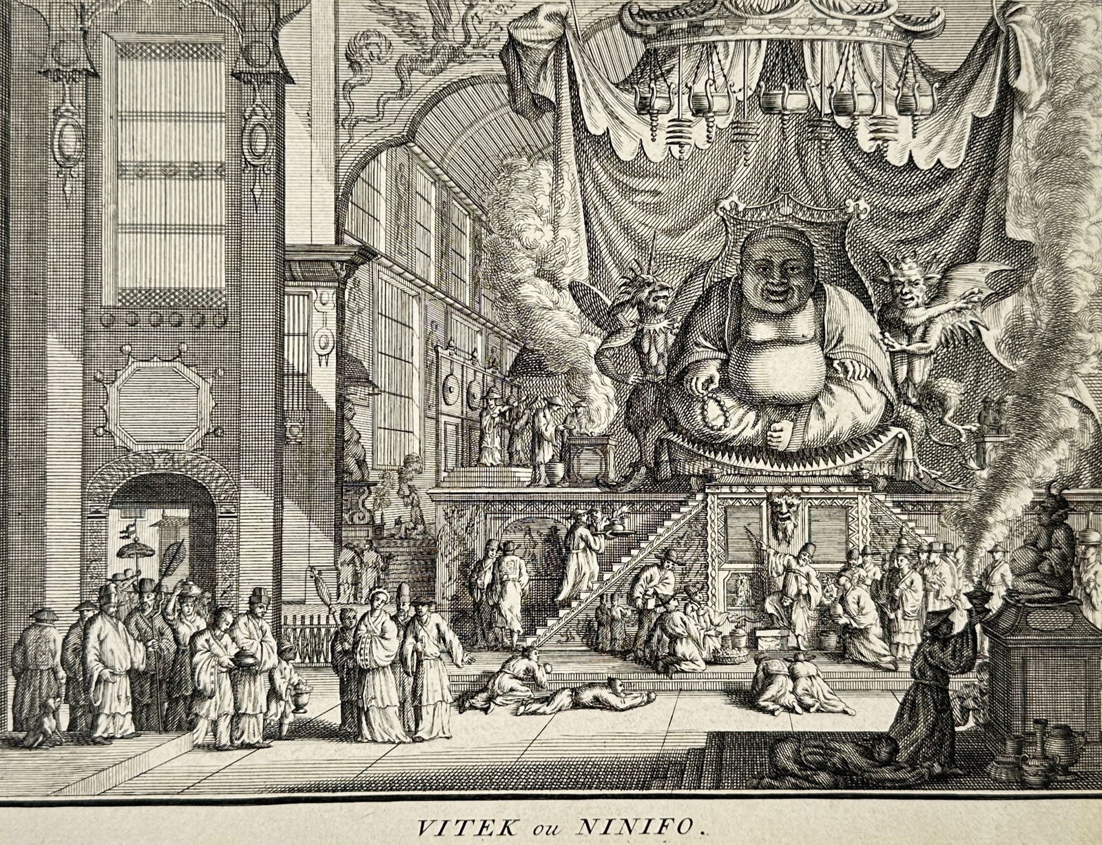 Bernard Picart (1673–1733) – Vitek ou Ninifo – Engraving (1723–1743) (1 of 2)