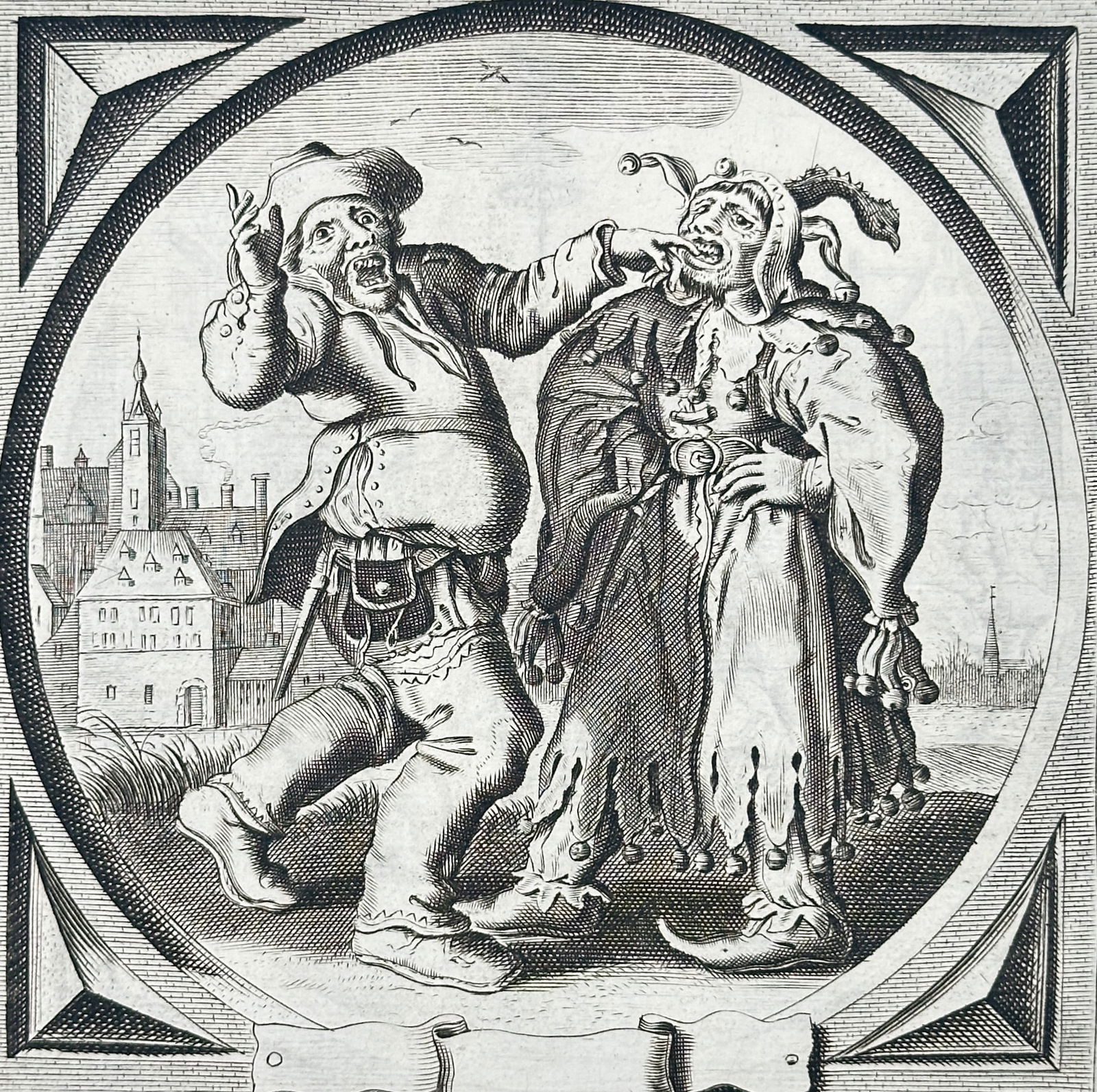 Jacob Cats (1577-1660) – The Danger of Foolish Trust – Engraving (1655) (1 of 3)