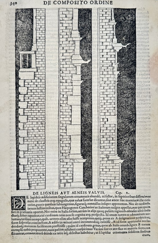 Sebastiano Serlio (1475–1554) - Study of Composite Order Columns and Masonry (1 of 2)