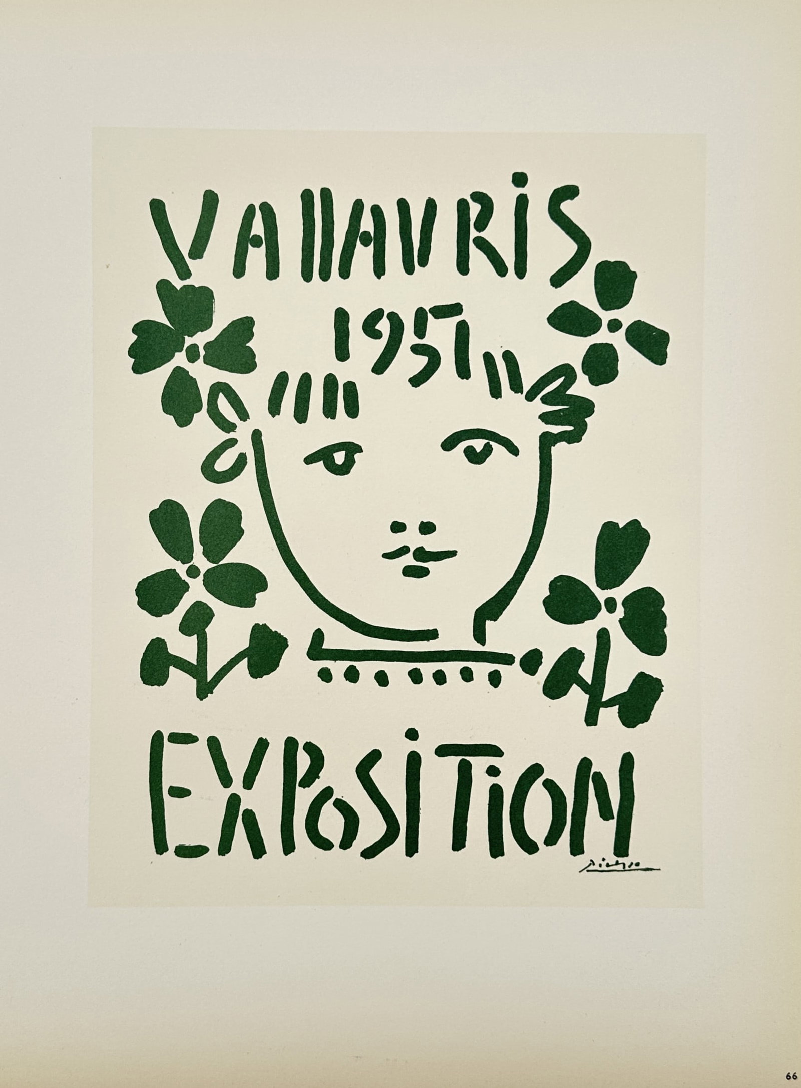 Pablo Picasso (1881–1973), after – Poster for the Vallauris Exhibition – Lithograph (1959) (1 of 2)