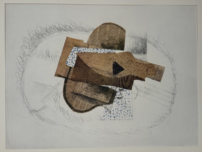 Georges Braque (1882–1963), after – Still Life with Bottle of Bass – Offset print (20th) (1 of 2)