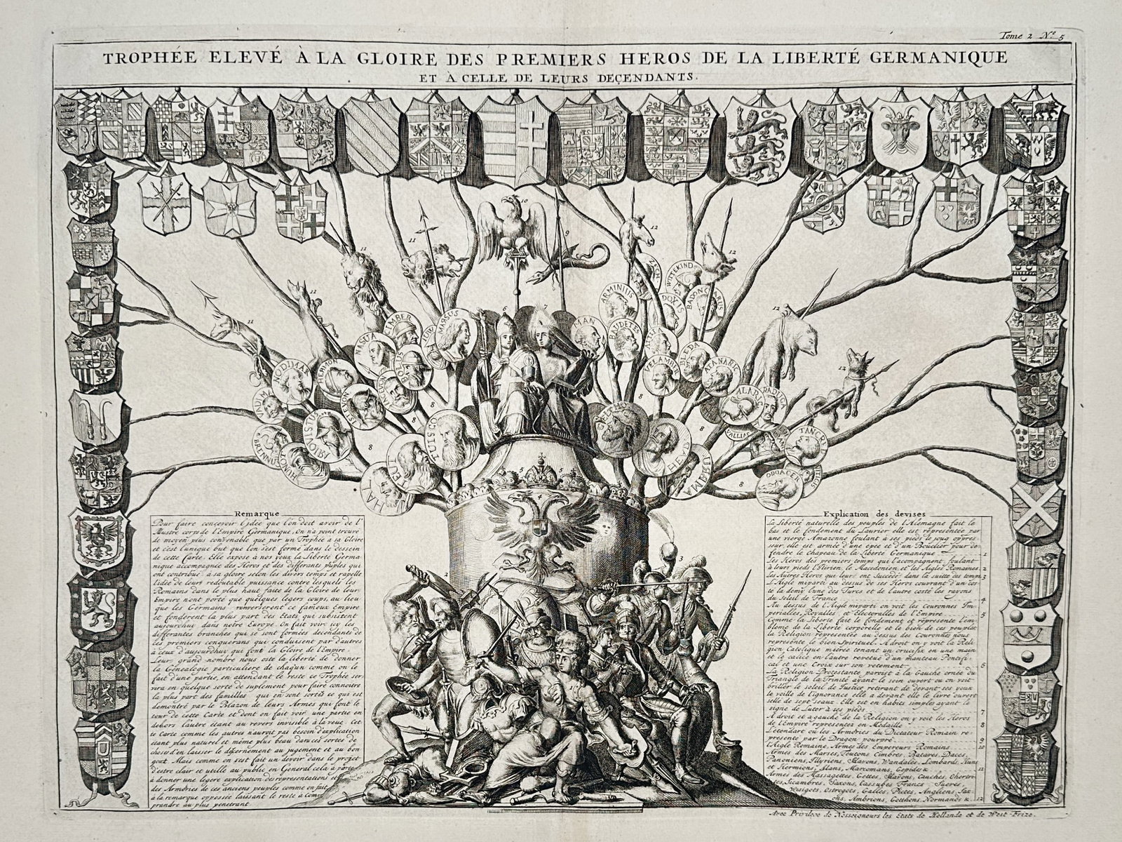 Henri Abraham Chatelain – Trophée Elevé à la Gloire des Premiers Heros de la Liberté (1 of 2)