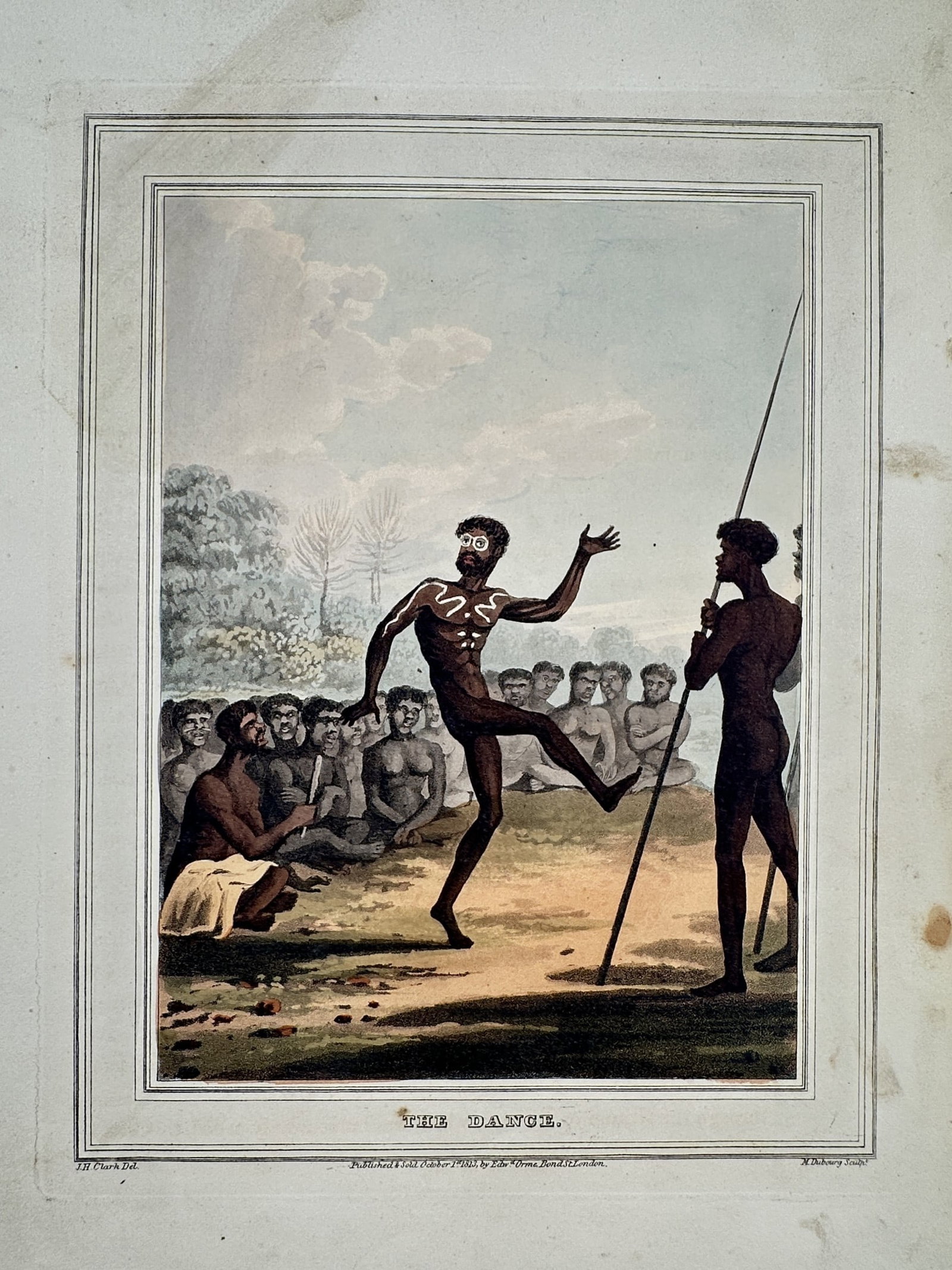 John Heaviside Clark (1771-1863) – The Dance – Hand-coloured aquatint (1813) (1 of 2)