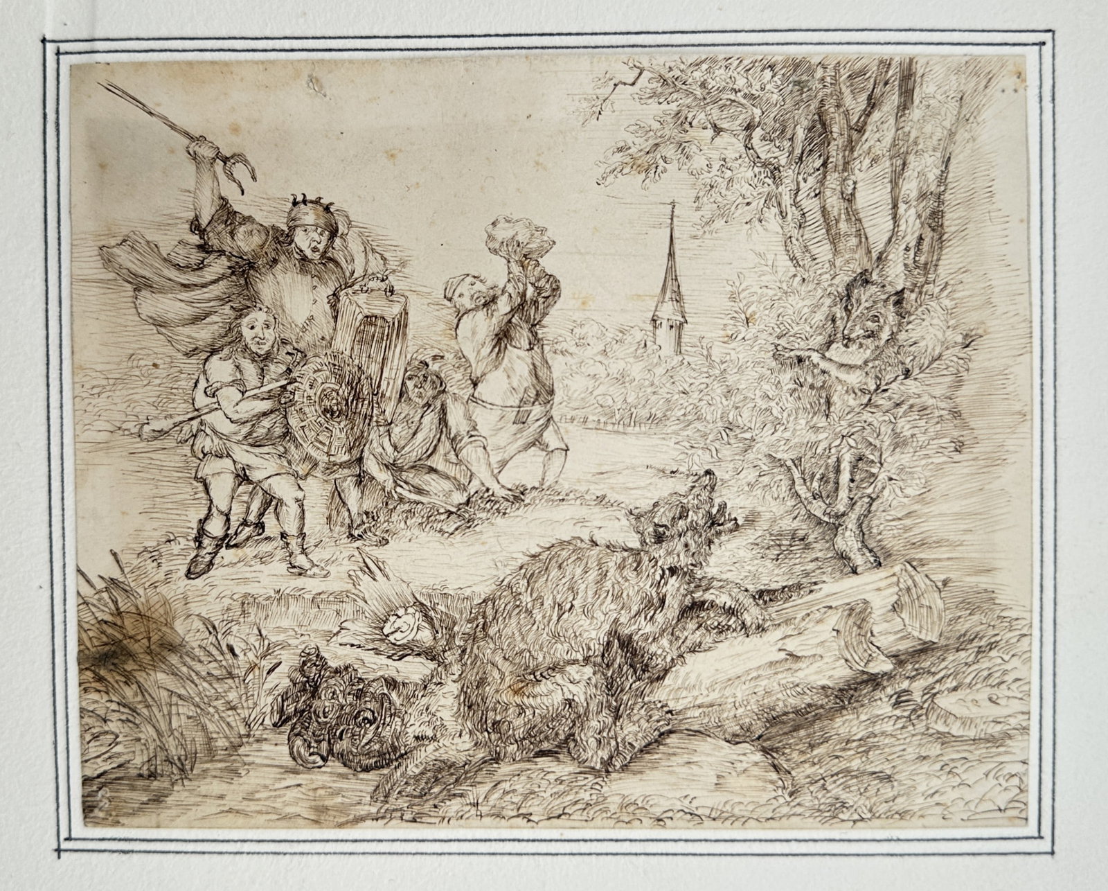 Egbert van Heemskerck the Elder (1634–1704) – The Flemish School – Mezzotint (c. 1730) (1 of 2)