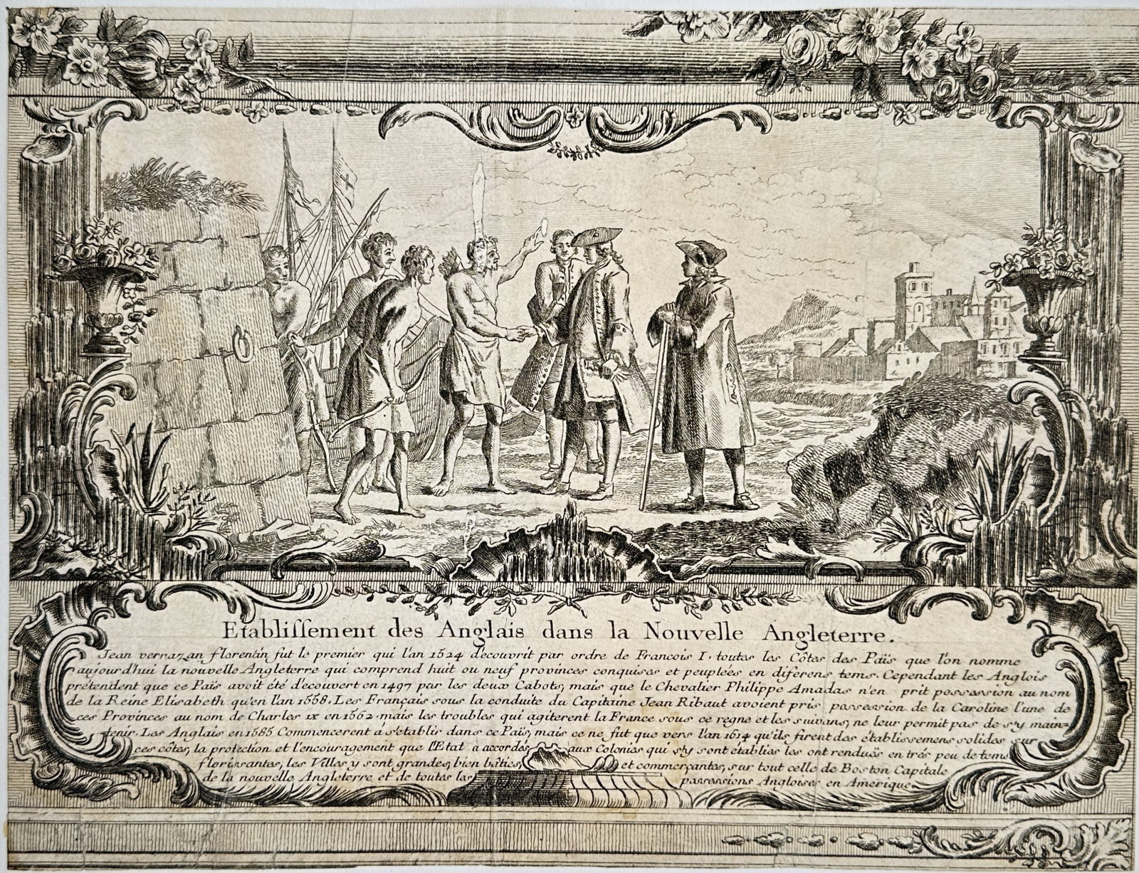 Jean-Baptiste-Claude Delisle de Sales – Establishment of the English in New England (1 of 2)
