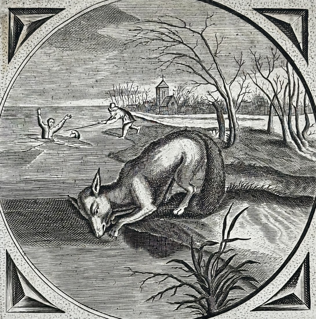 Jacob Cats (1577–1660) – Look Before You Leap – Etching (1655) (1 of 3)