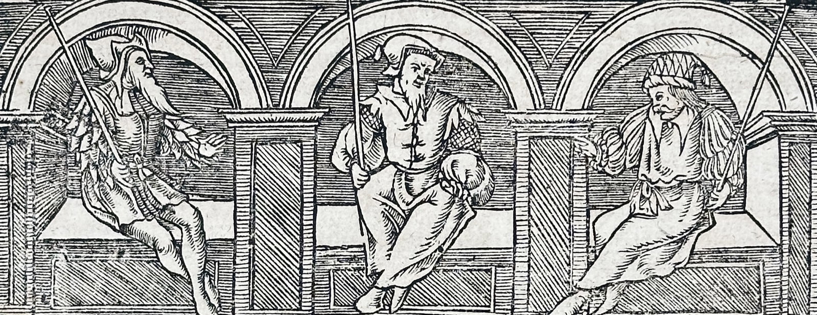 Sebastian Munster (1488–1552) – The Formation of Nations – Woodcut (1550) (1 of 3)