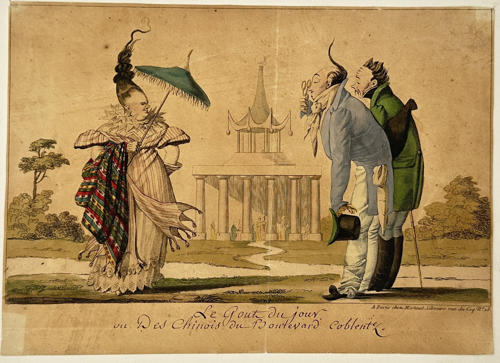 Aaron Martinet – The Taste of the Day or the Chinese of Boulevard Coblentz – Hand-coloured (1 of 2)
