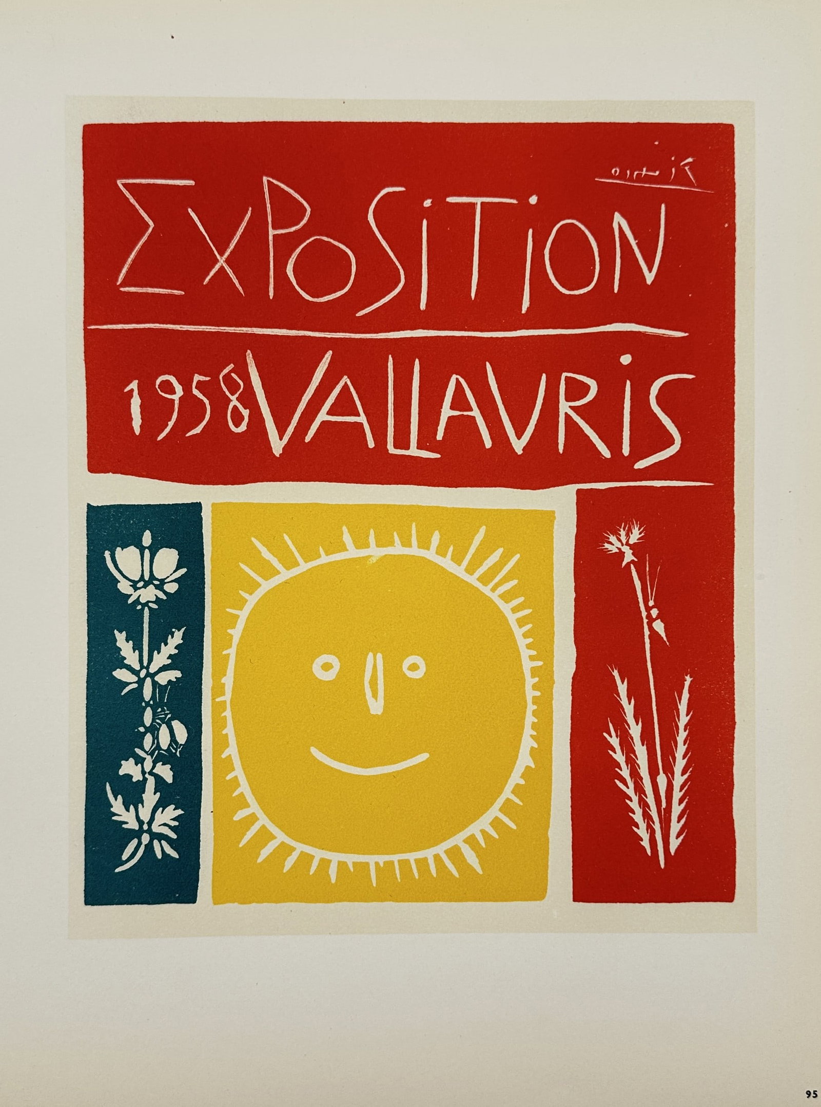 Pablo Picasso (1881–1973), after – Exposition Vallauris 1958 – Offset print (20th Century) (1 of 2)