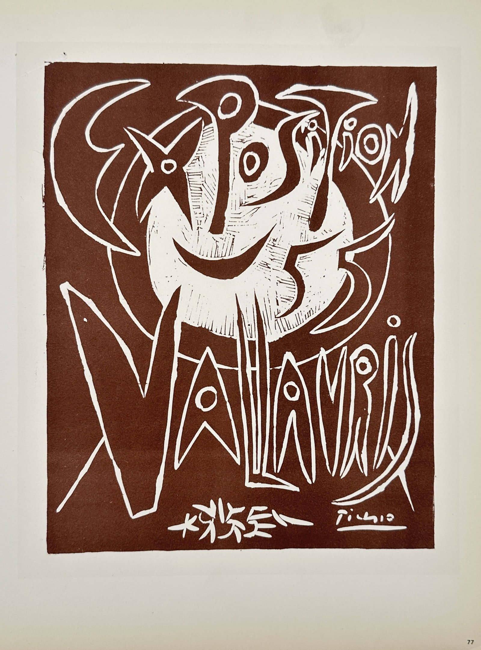 Pablo Picasso (1881–1973), after – Exposition Vallauris 1955 – Offset print (20th Century) (1 of 2)
