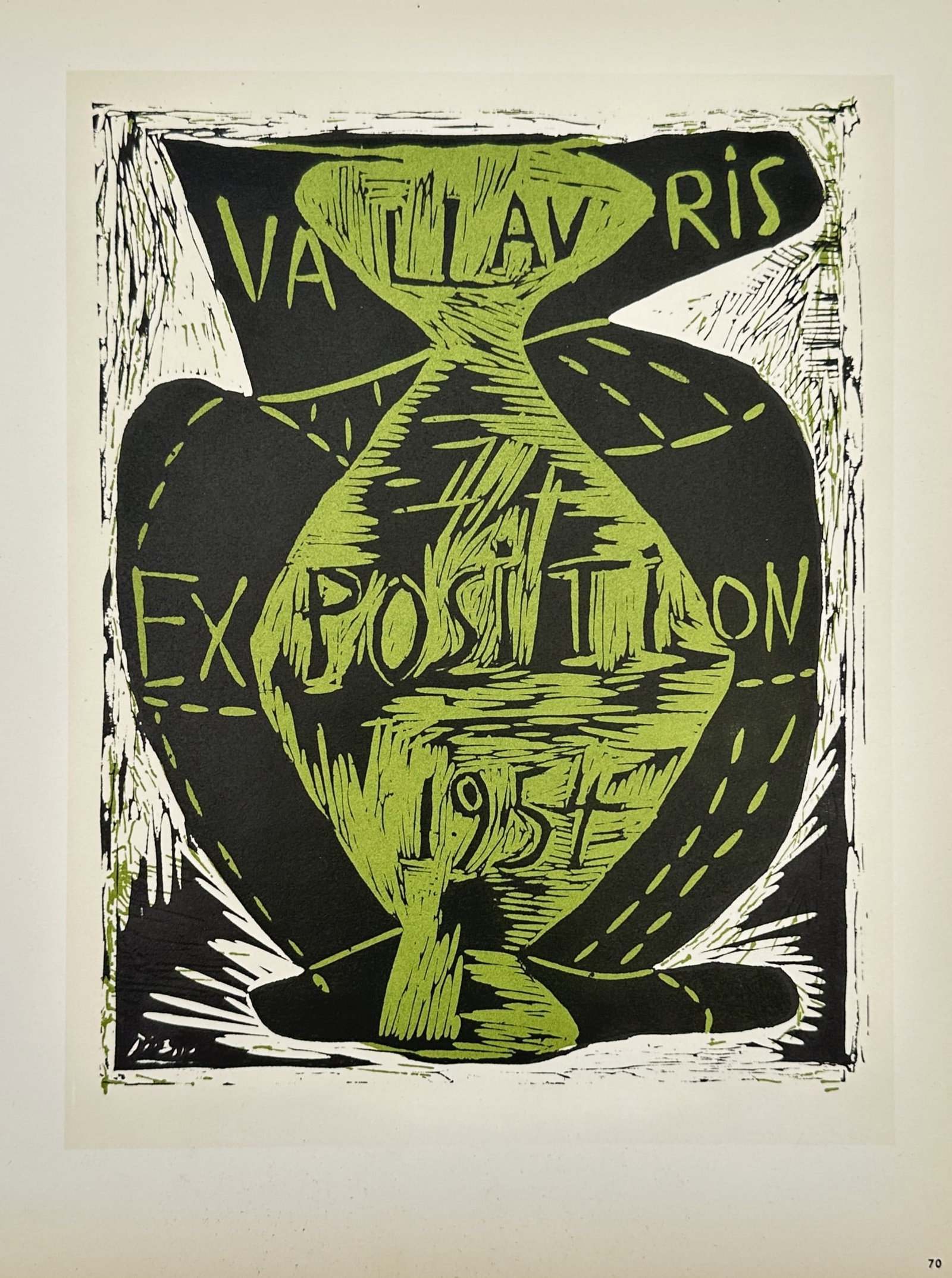 Pablo Picasso (1881–1973), after – Exposition Vallauris 1954 – Offset print (20th Century) (1 of 2)
