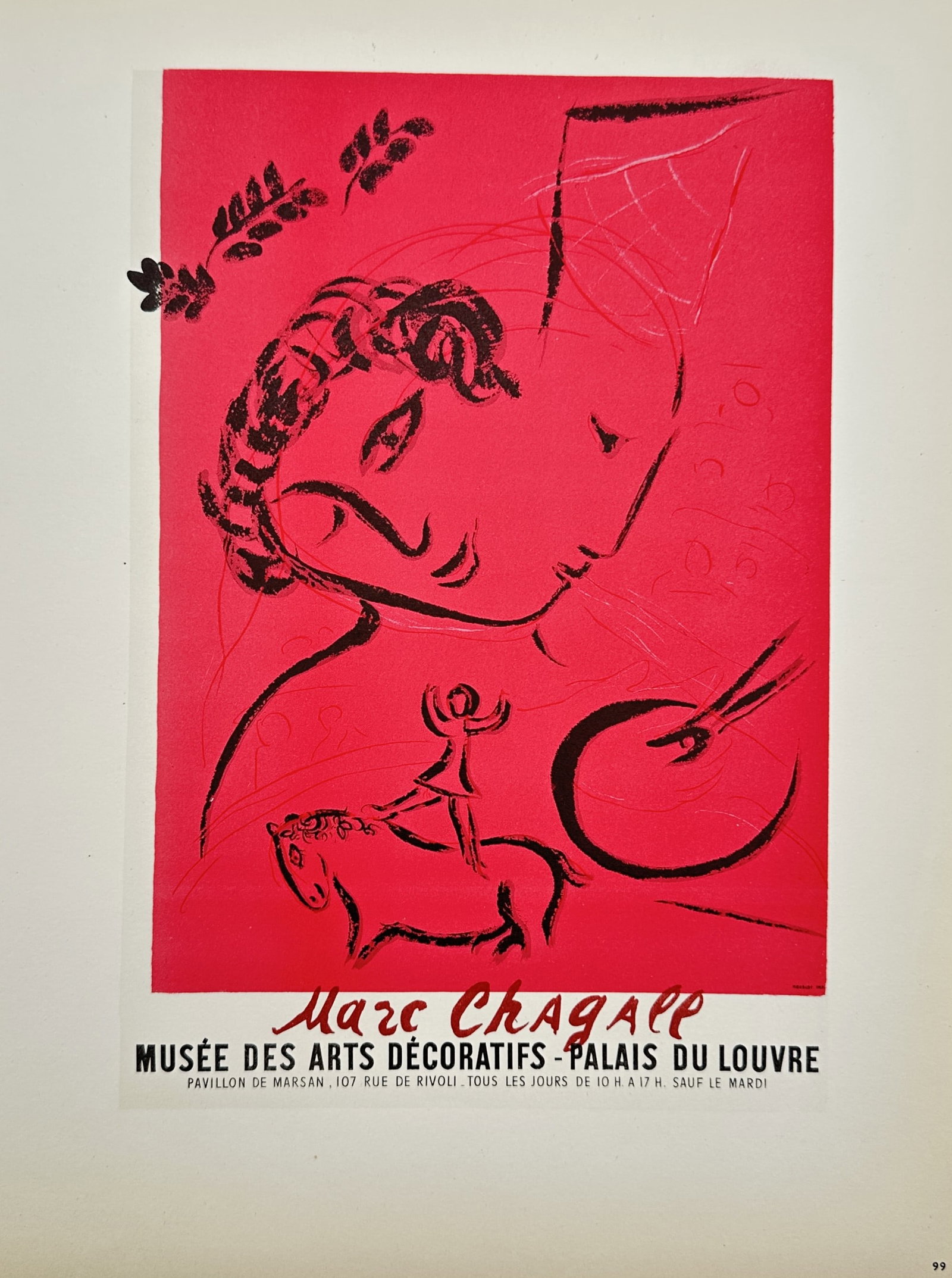 Marc Chagall (1887–1985),after – Musée des Arts Décoratifs - Palais du Louvre - Le Cirque (1 of 2)