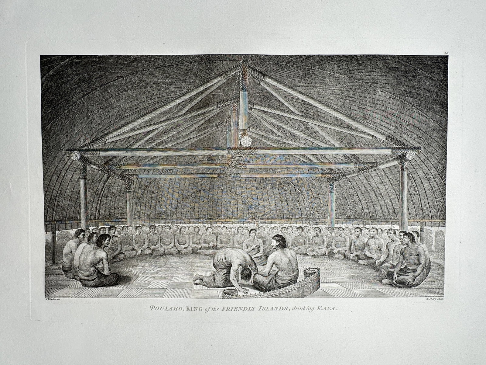 John Webber (1751–1793) – Poulaho, King of the Friendly Islands, Drinking Kava (1 of 2)
