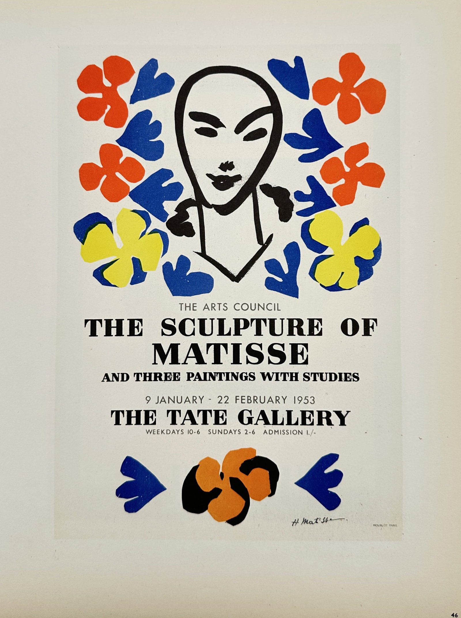 Henri Matisse (1869–1954), after – The Sculpture of Matisse Exhibition Poster – Lithograph (1 of 2)