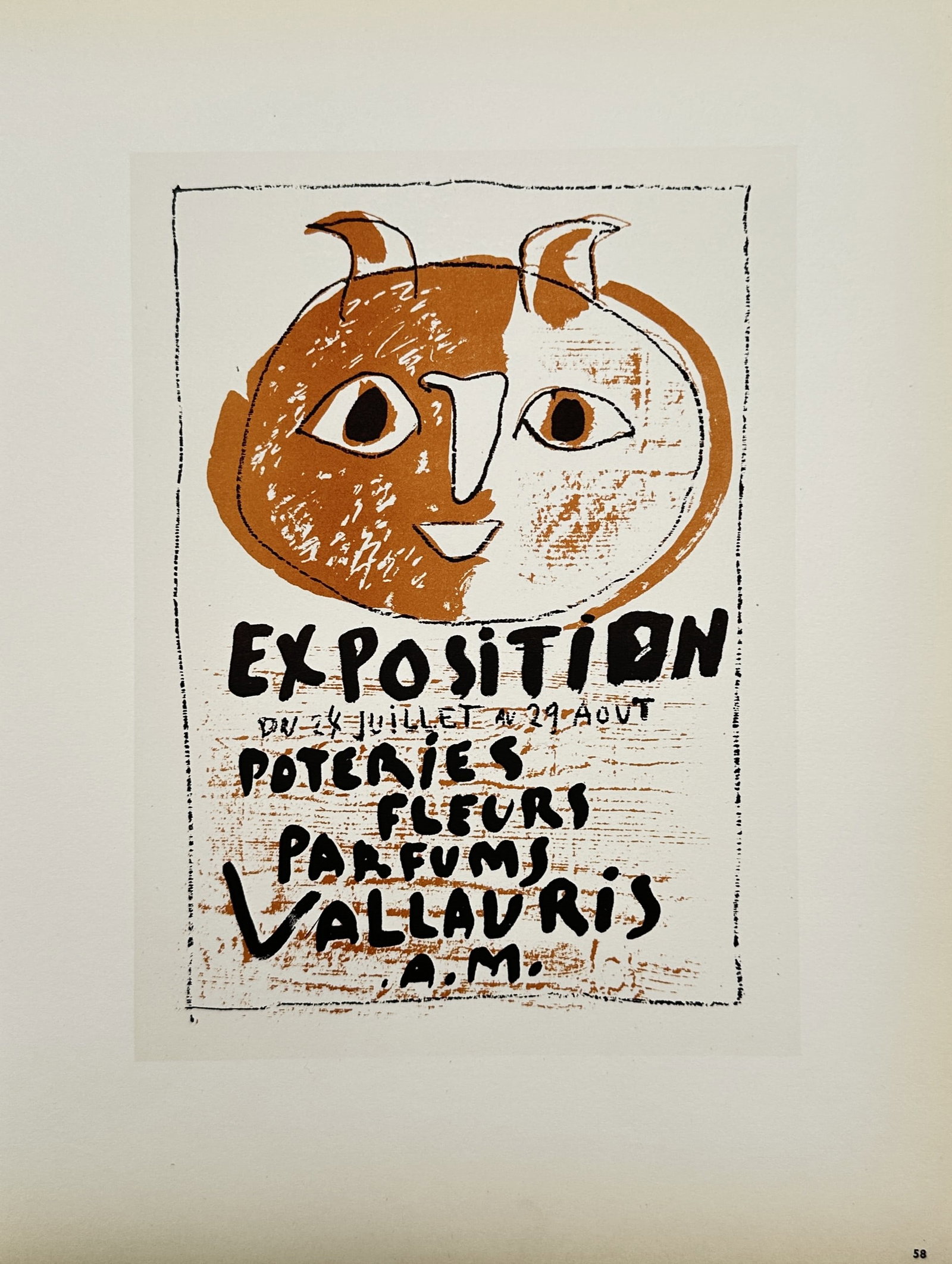 Pablo Picasso (1881–1973), after – Exposition Vallauris Exhibition Poster – Lithograph (1 of 2)