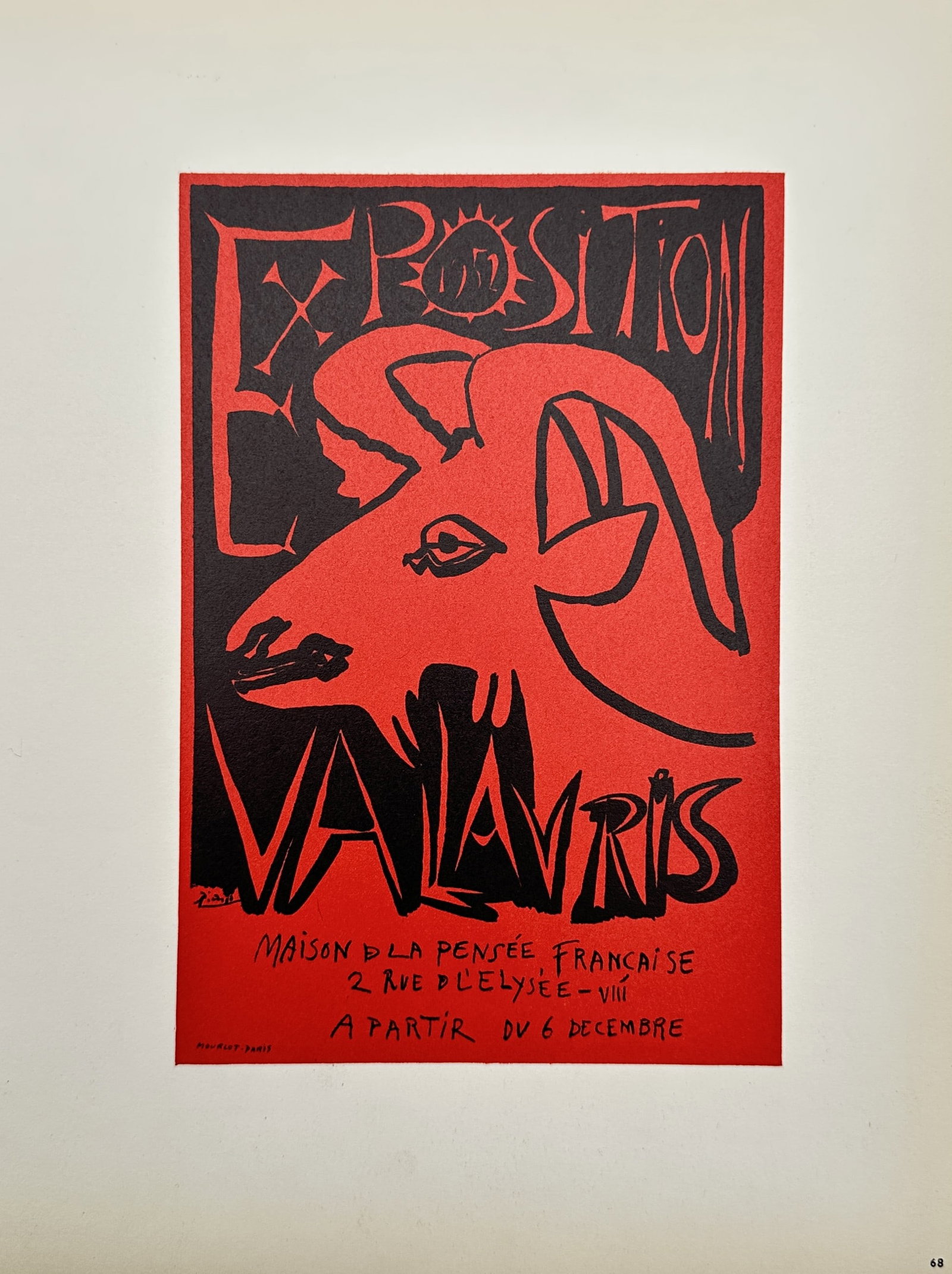 Pablo Picasso (1881–1973), after – Exposition Vallauris Exhibition Poster – Lithograph (20th (1 of 2)