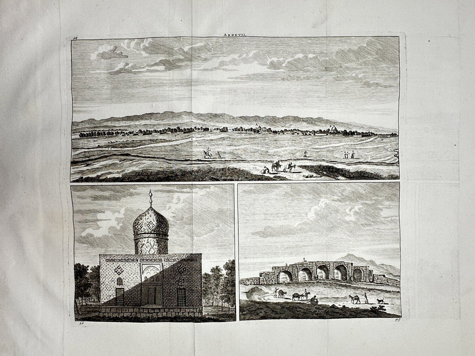 Cornelis de Bruyn – Views of Architectural Landmarks and Landscape in Persia – Netherlands (1 of 2)