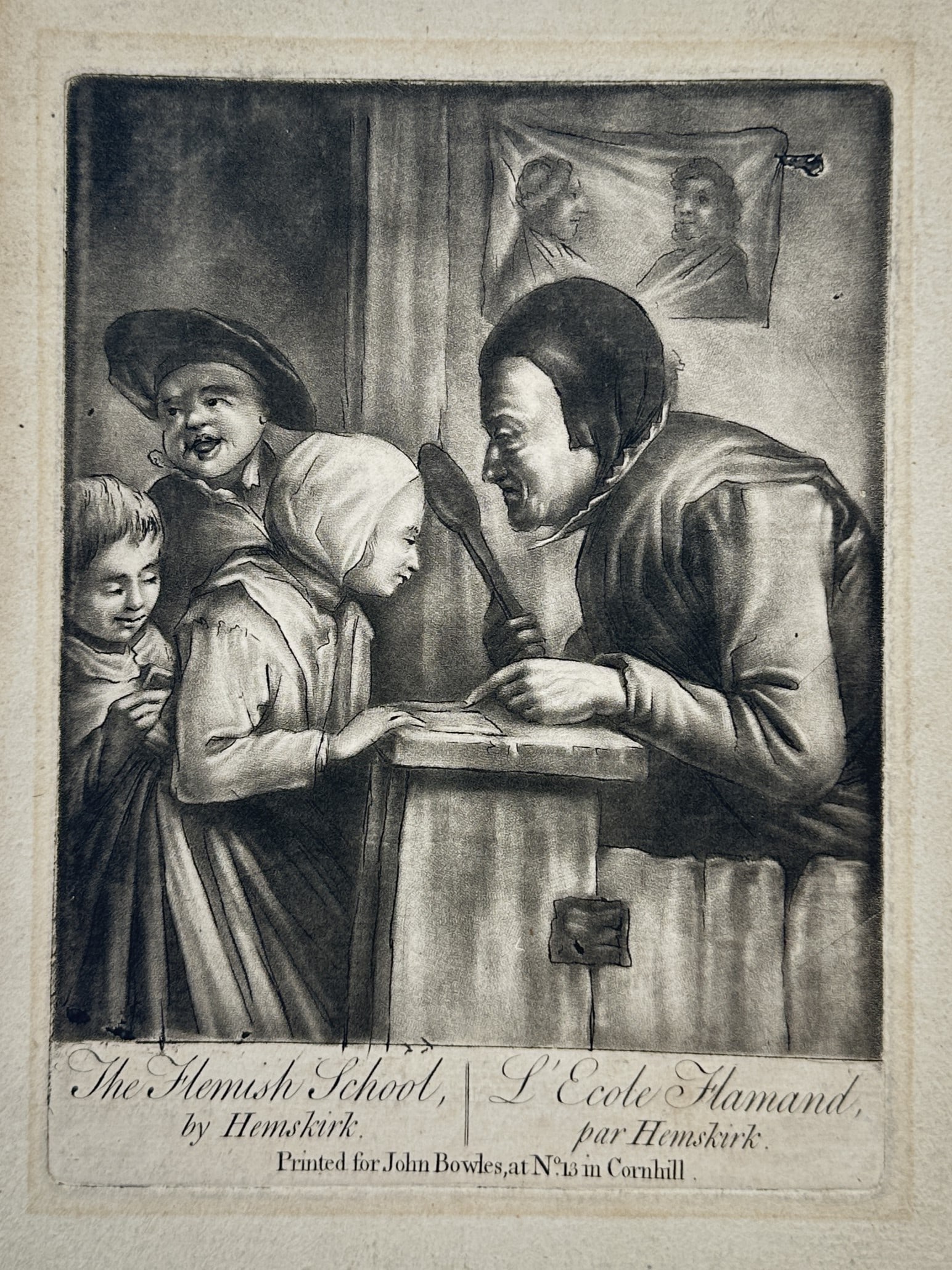 John Bowles (1701–1779), published by – The Flemish School – Mezzotint (c. 1728–1764) (1 of 2)