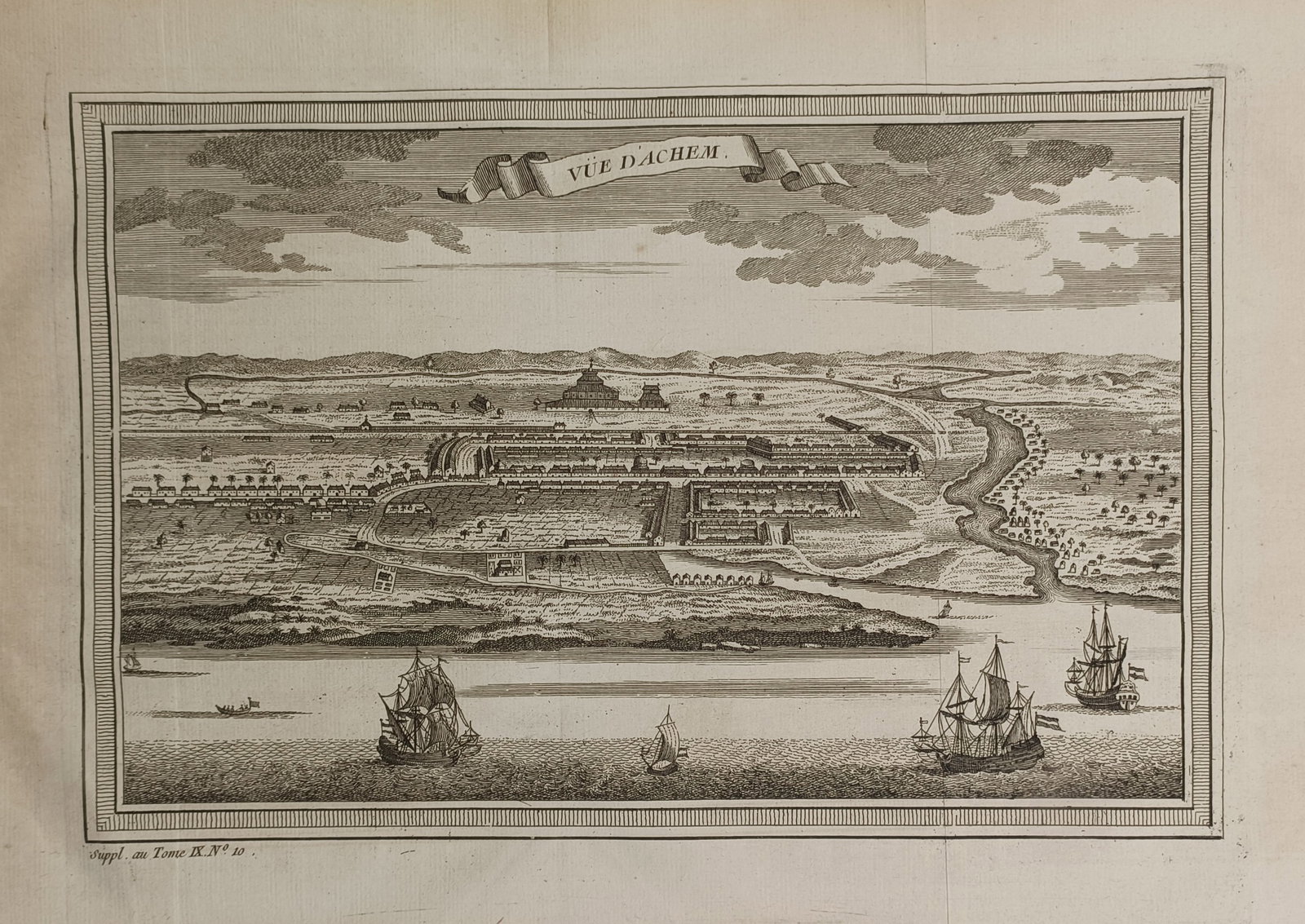 Jacques-Nicolas Bellin (1703–1772) – Map of Achem – Indonesia – Engraving (18th Century) (1 of 2)