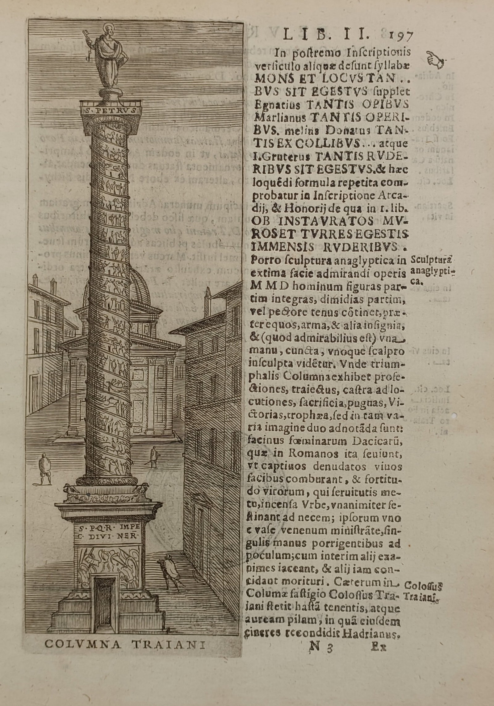 Alessandro Donati (1584–1640) – Trajan's Column – Engraving (1638) (1 of 2)