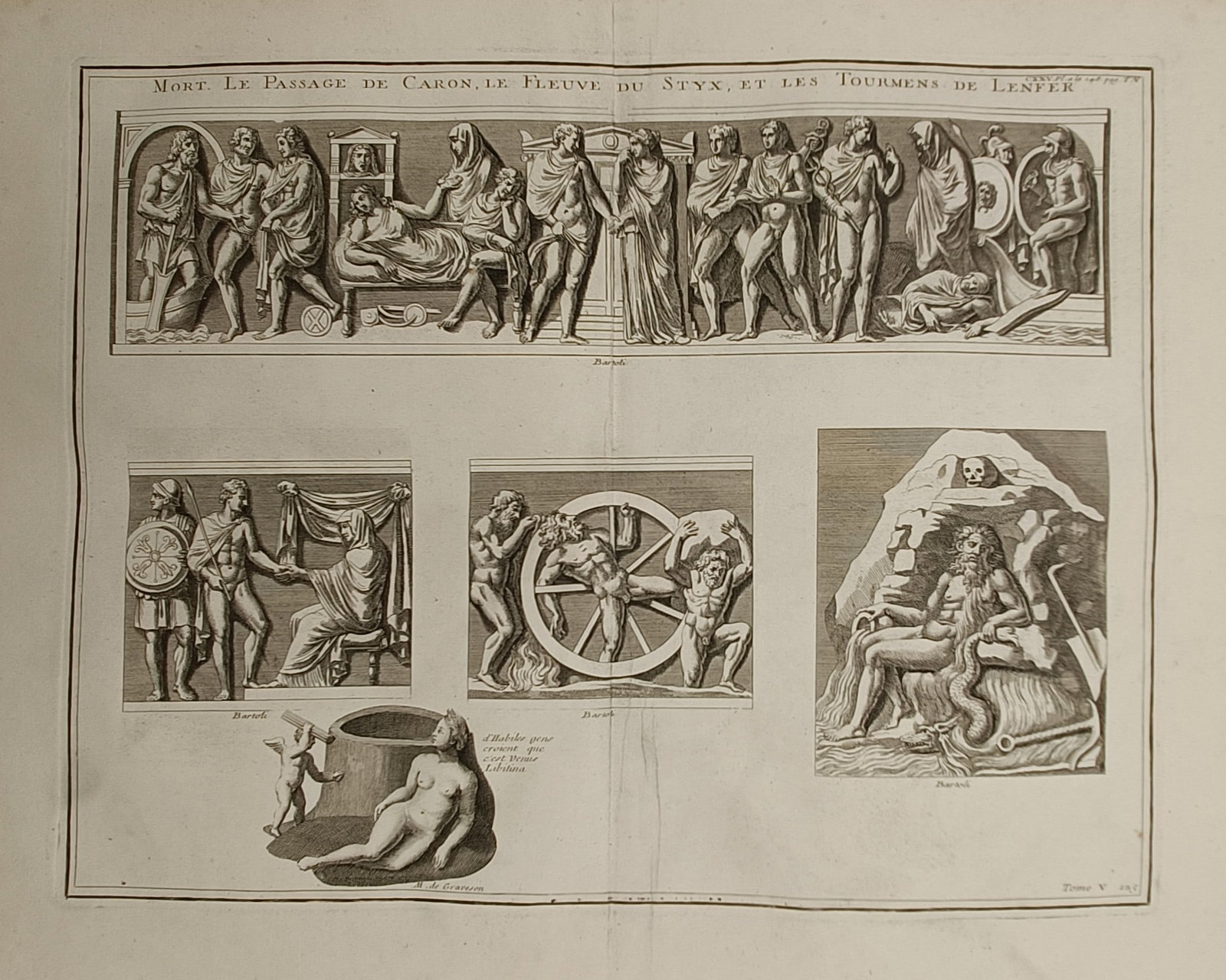 Bernard de Montfaucon – Archaeological Study of Classical Underworld Motifs and Punishments (1 of 2)